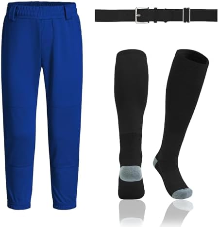 Royal Blue Pants, Black Socks