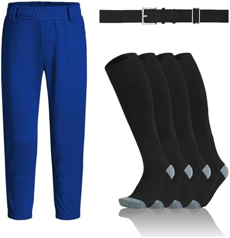 Royal Blue Pants, Black Socks