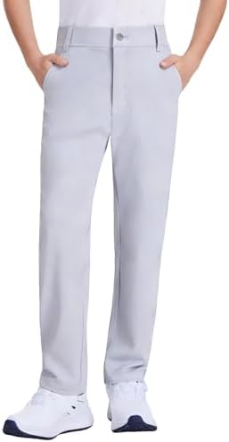 Boys Golf Dress Pants Quick Dry - Light Gray