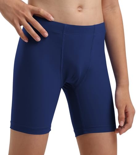 Boys Swim Shorts Boyshort Swimsuit UPF 50+ Quick Dry Rash - Navy
