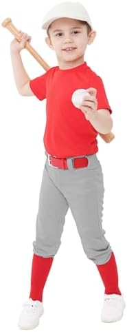 4T Toddler Baseball Pants Youth Softball Pants Kids Tee Ball Pants for Boy Girl Gray