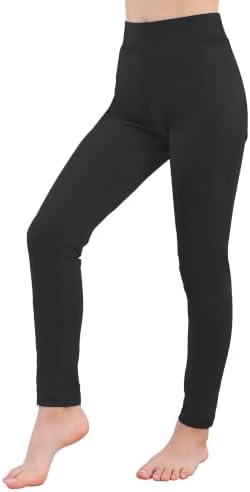 Girls'Cotton Leggings Soft Footless Tights