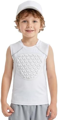 Toddler Chest Protector Padded Compression Shirt