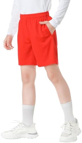Toddler to Youth Athletic Shorts for Boys and Girls Soccer Basketball Sports