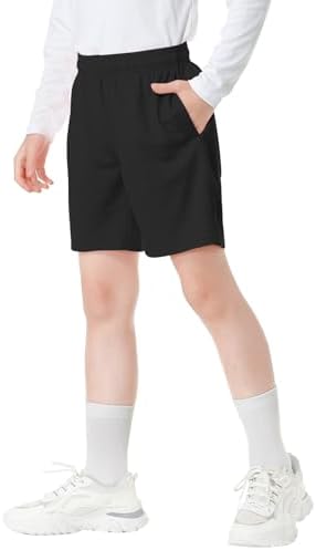 Toddler to Youth Athletic Shorts for Boys and Girls Soccer Basketball Sports
