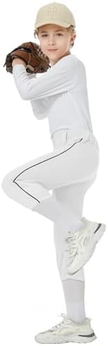Toddler Boy's Knicker Baseball Pants with Side - White