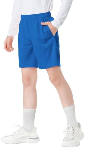 Toddler to Youth Athletic Shorts - Blue
